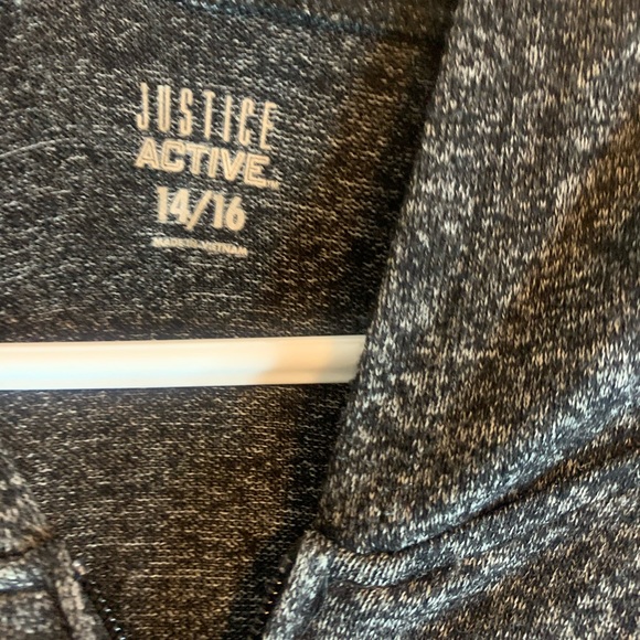 Justice zip up sweater - Picture 3 of 4